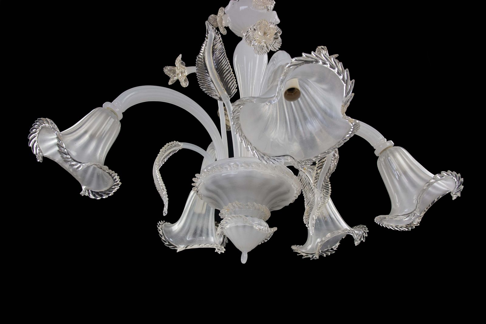 Murano Glass Chandelier, Italy Mid 20th Century photo buy