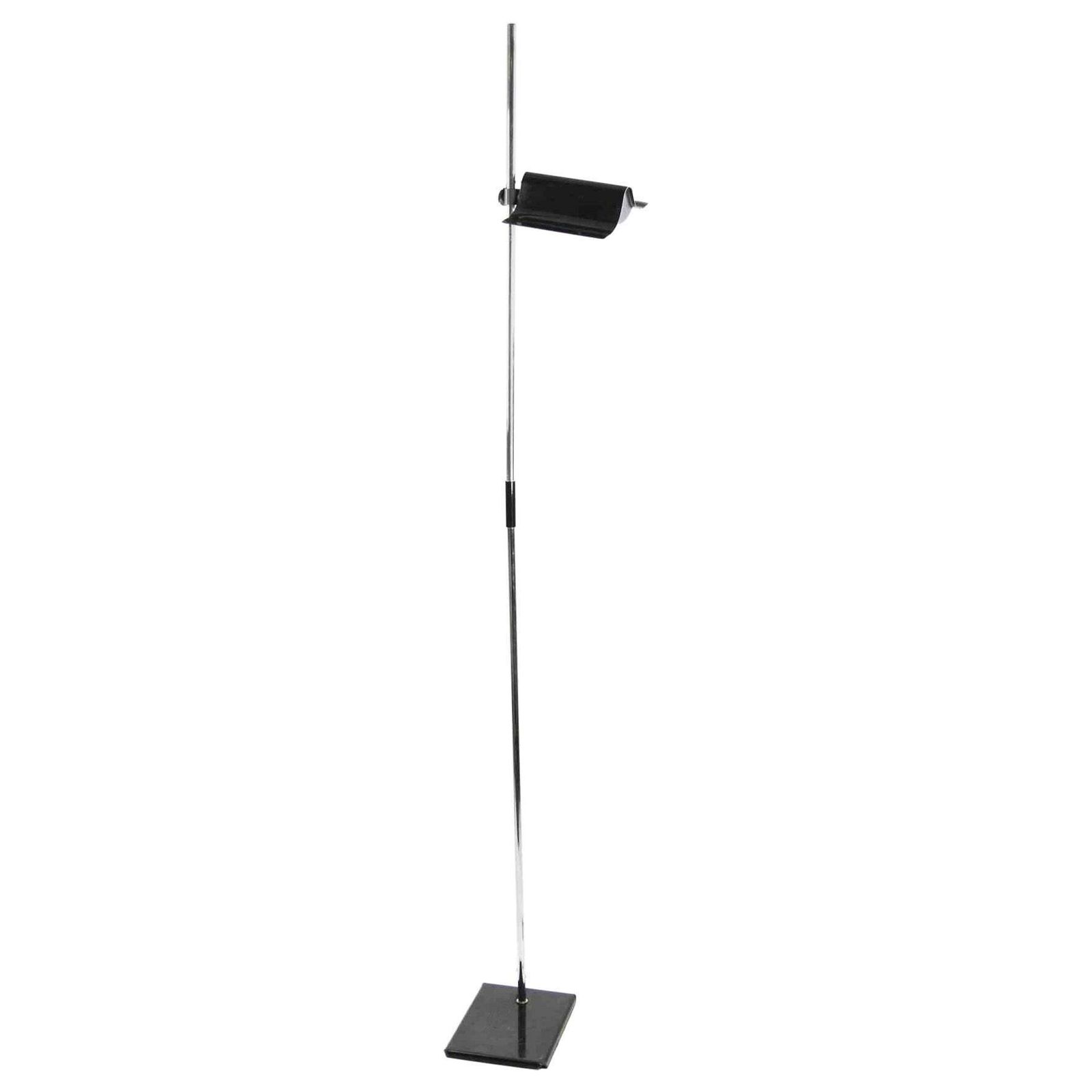 Vintage Chrome Floor Lamp, Italy, 1970s