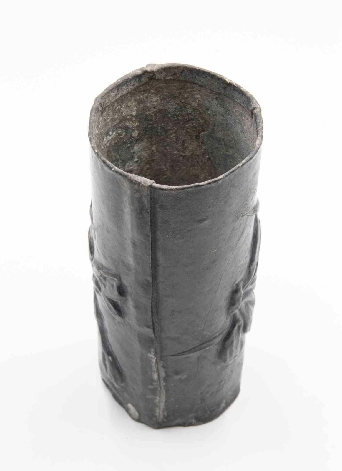 Set Of 2 Art Nouveau Pewter Vases, Italy, Early 20th Century photo vinterior