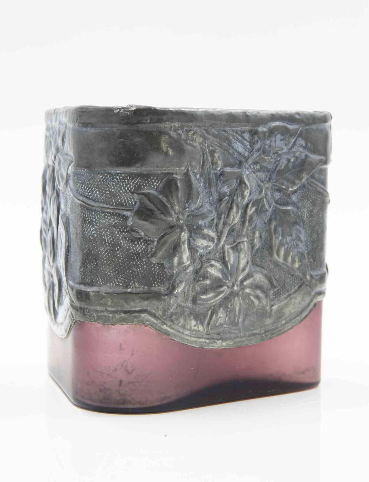 photo furniture Set Of 5 Art Nouveau Pewter Vases, Italy, Early 20th Century