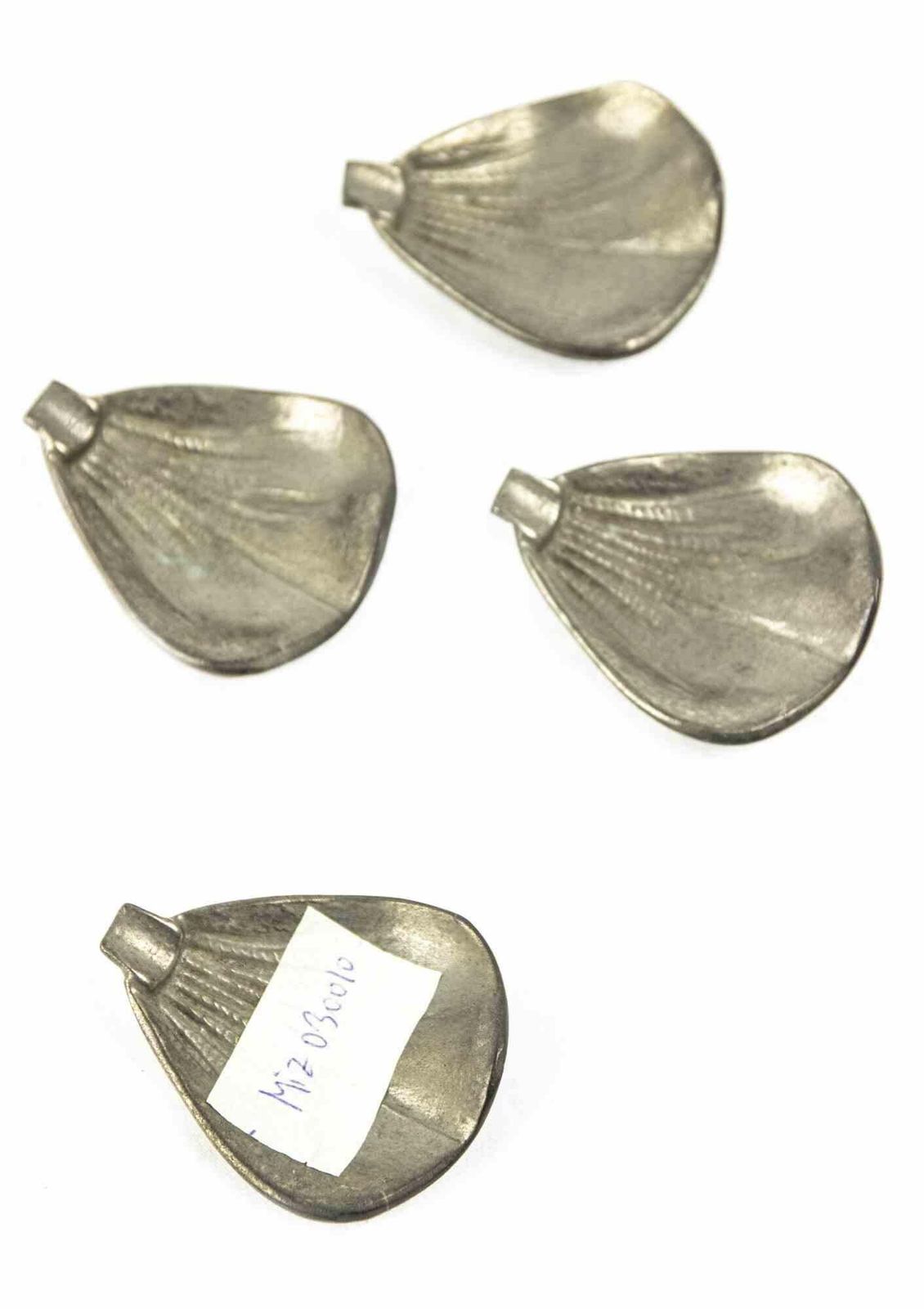 Flower Shape Metal Placeholders, Italy, Half Of The 20th Century photo for sale