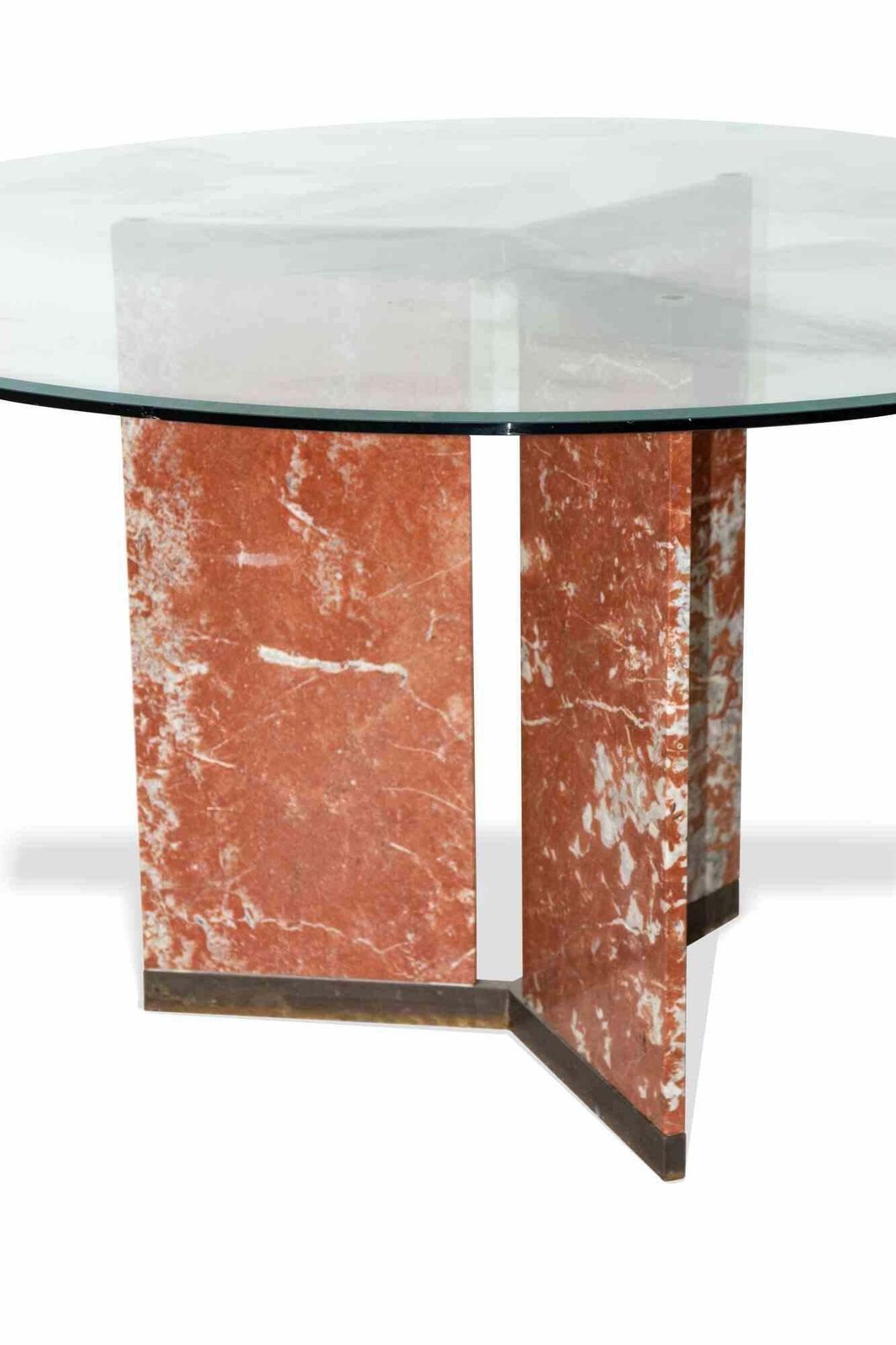 Vintage Pair Of Marble Coffee Table, Italy, 1970s photo vinterior