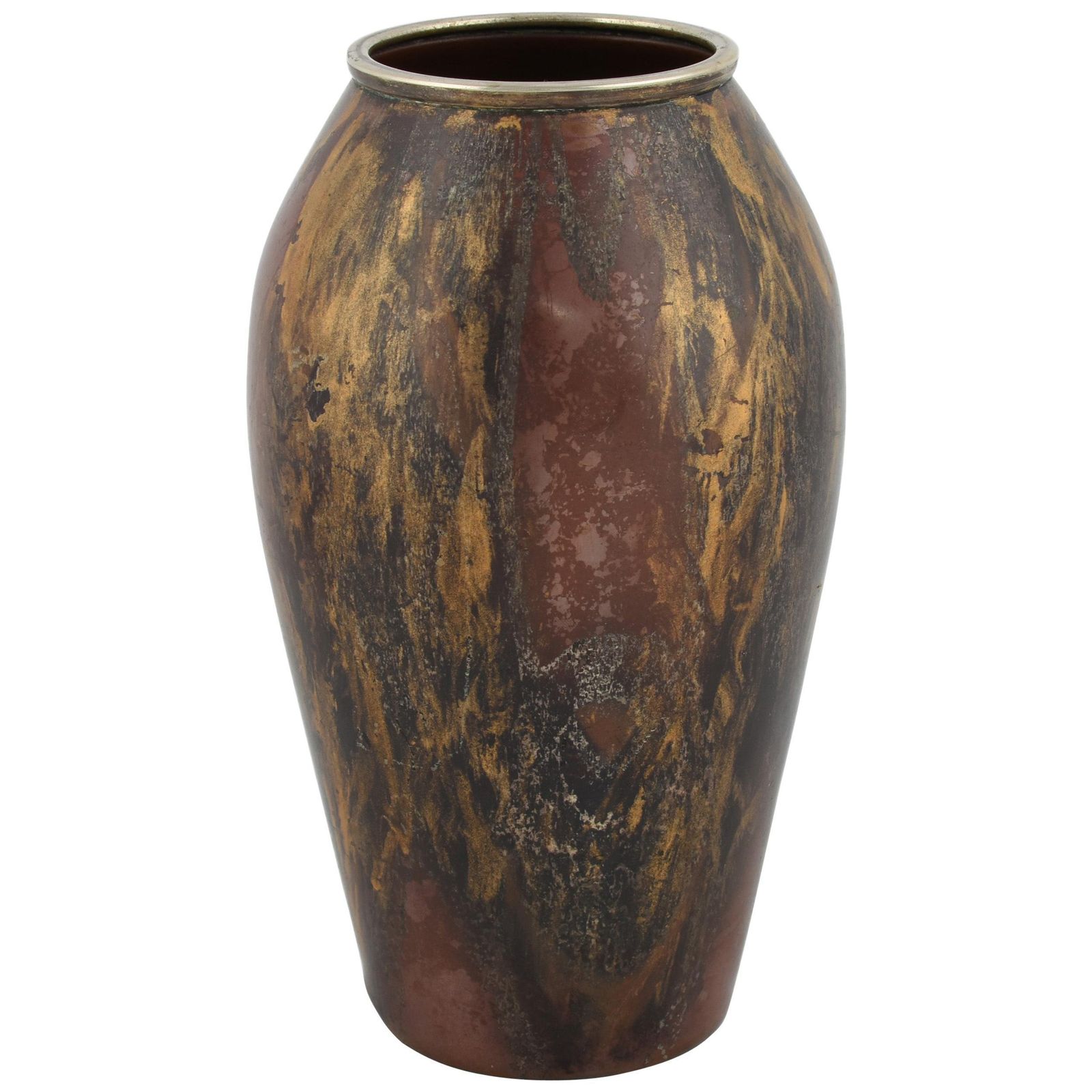 Vintage Art Deco Vase Probably By Wmf In Style Of Claudius Linossier, 1920 1930