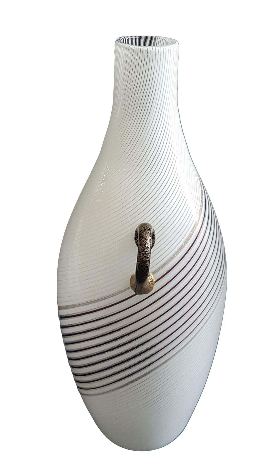 Vintage Murano Glass Vase Model "5357" By D. Martens And A. Toso, 1950s photo for sale