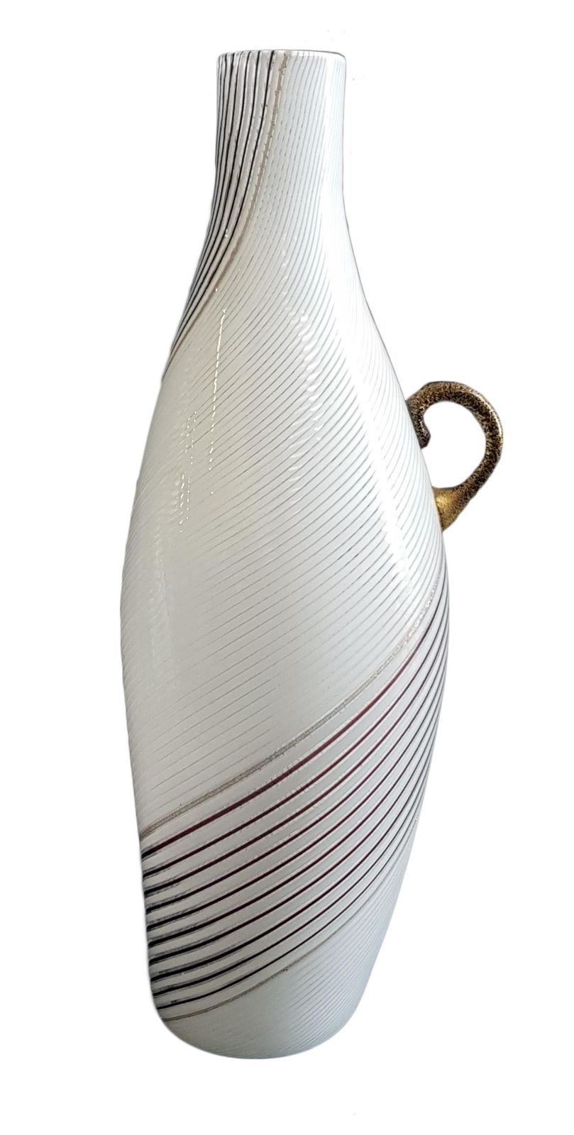 Vintage Murano Glass Vase Model "5357" By D. Martens And A. Toso, 1950s photo 3572.0