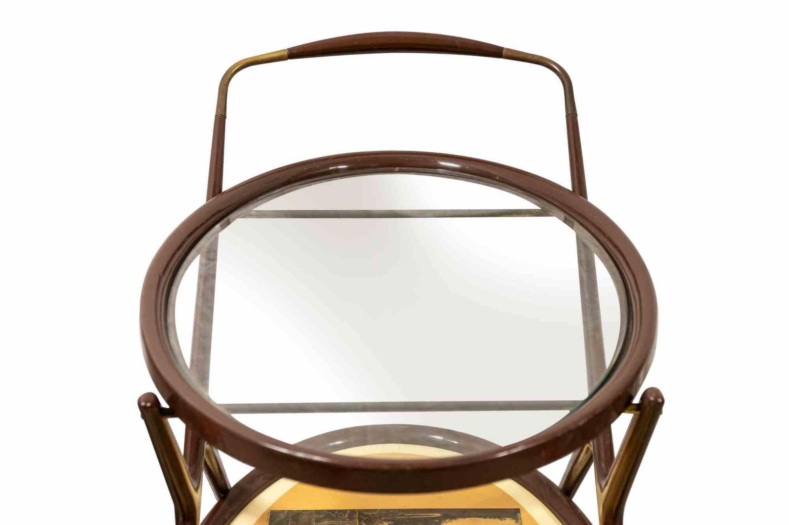 Vintage Cart Attributed To Cesare Lacca, Italy, 1950s photo for sale