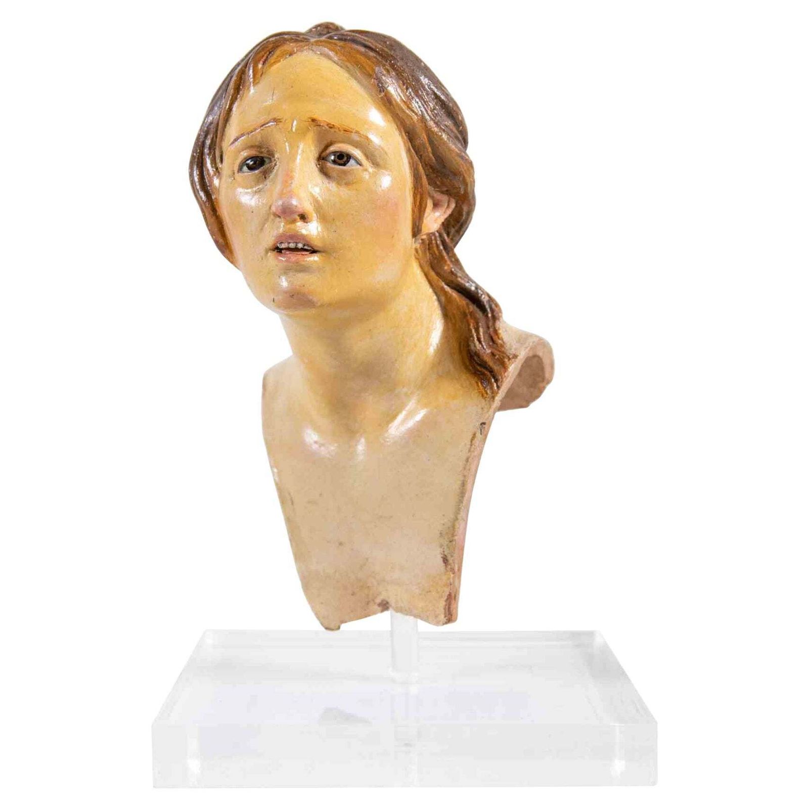 Head Of Woman, Italy, 18th Century