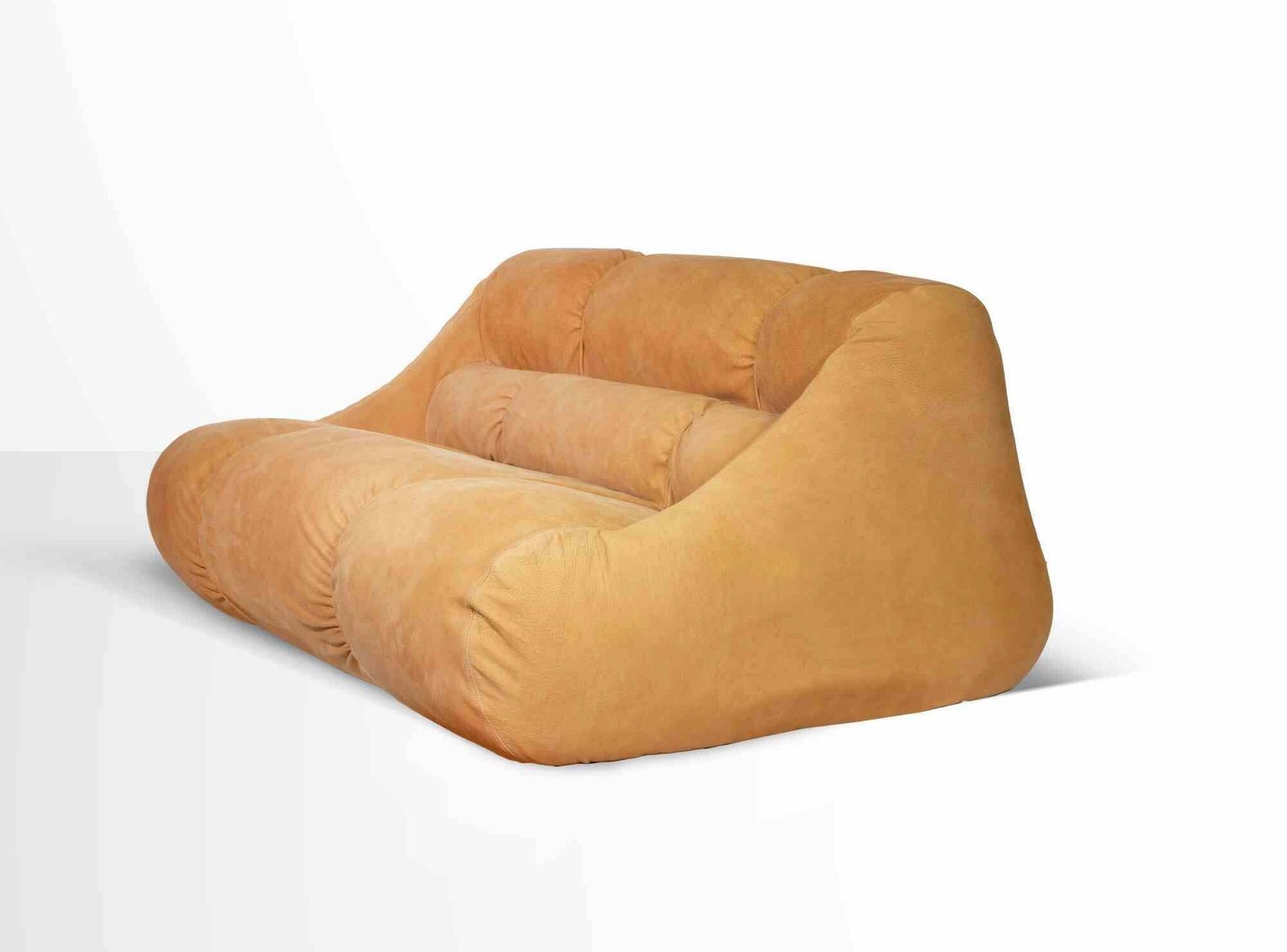 Vintage Ciuingam Leather Sofa By De Pas, D'urbino And Lomazzi For Zanotta 1960s photo furniture
