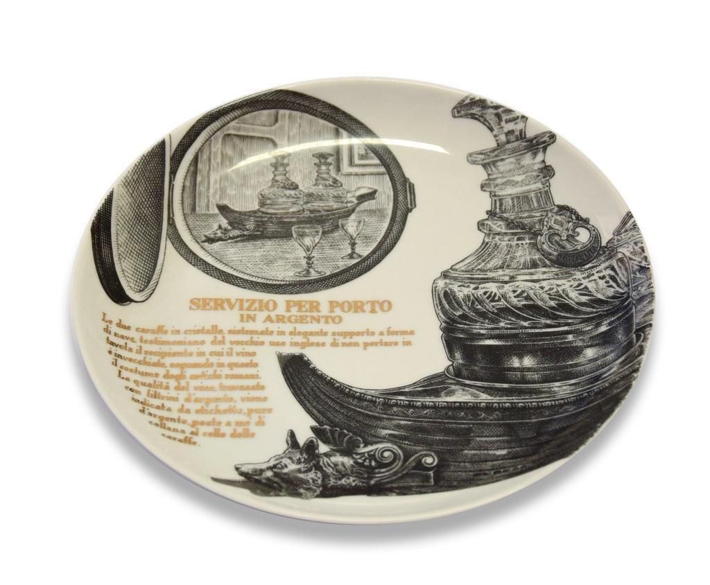 Servizio Per Porto Plate For Martini & Rossi, By P. Fornasetti, 1960s photo furniture