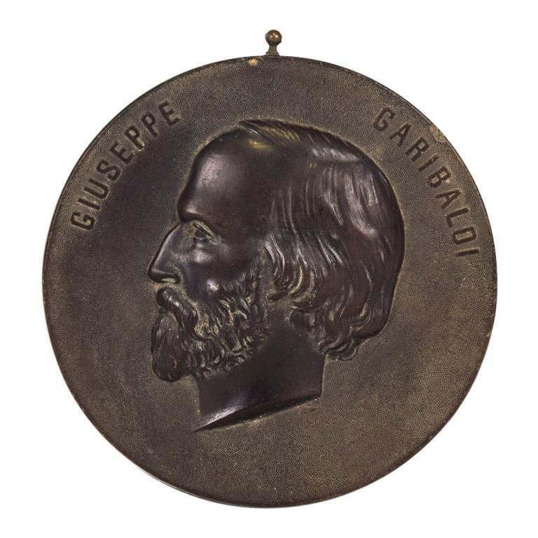 Garibaldi's Profile, By Italian Manufacture, 19th Century