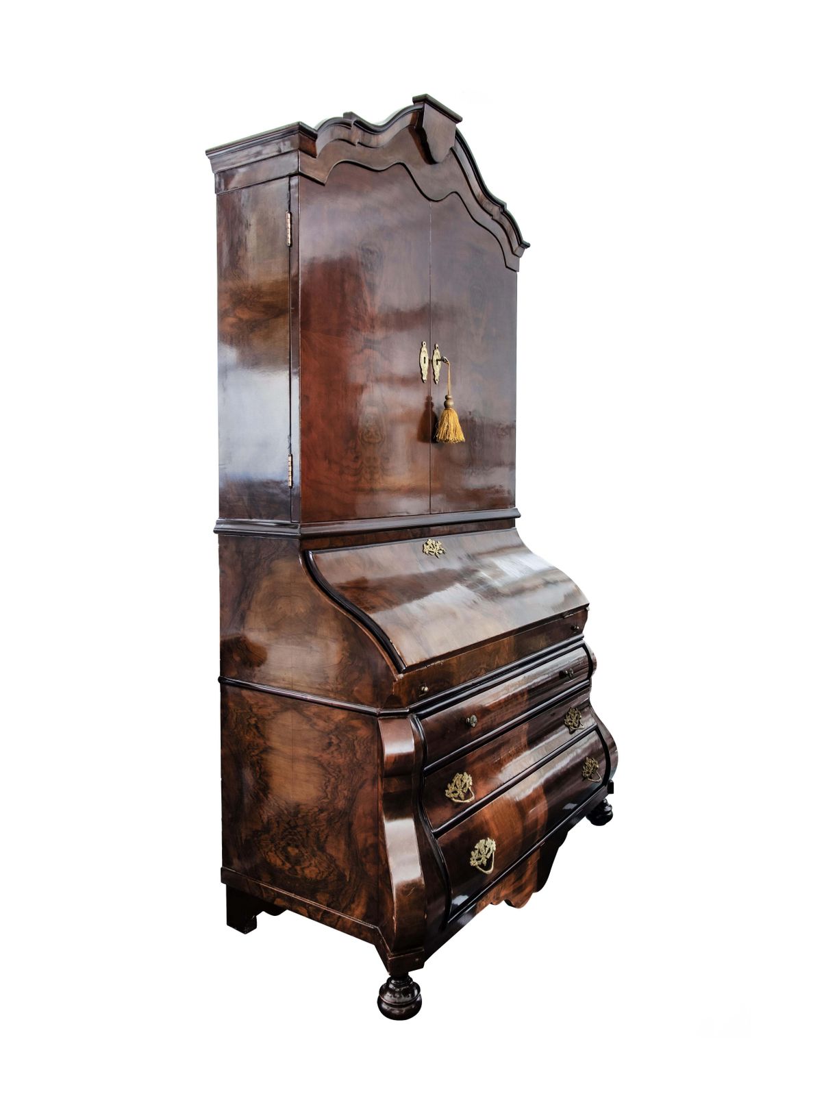 Vintage Wooden Highboard, Early 20th Century photo furniture