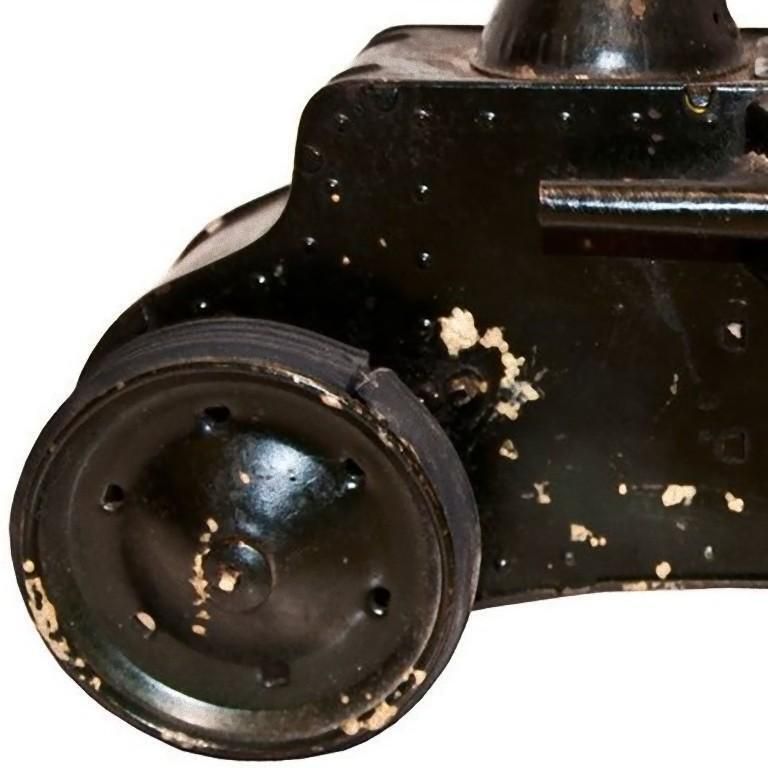 Vintage Toy Car, Military Wind Up Tri Ang Tiger Tank, Lines Bros Ltd., 1930s photo furniture