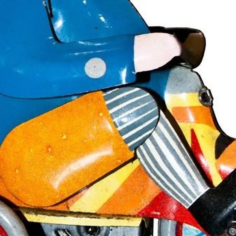 Vintage Toy, Wind Up Boy On Tricycle, Made In Germany, 1930s photo for sale