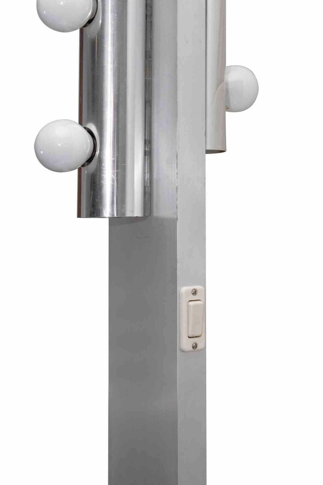 Vintage Chromed Floor Lamp By Targetti, Italy, 1970s photo Lighting