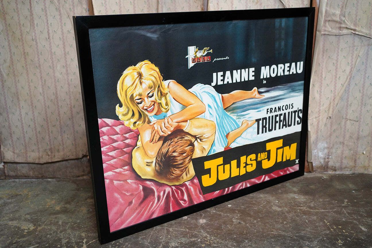 photo buy An Original British Quad Cinema Poster For Francois Truffaut’s Jules And Jim C.1962