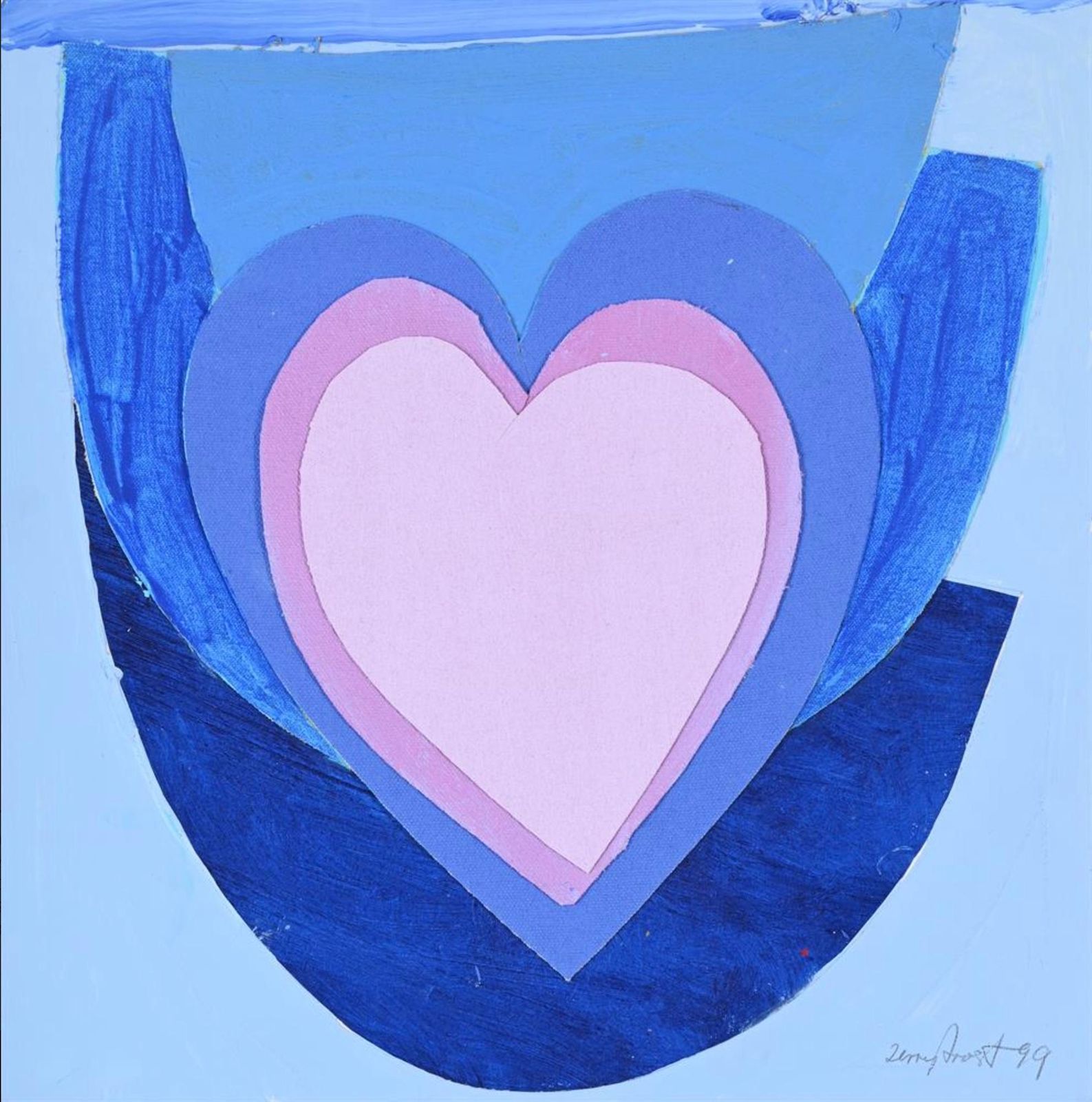 Sir Terry Frostvalentine   Blues And Purples1999 photo furniture