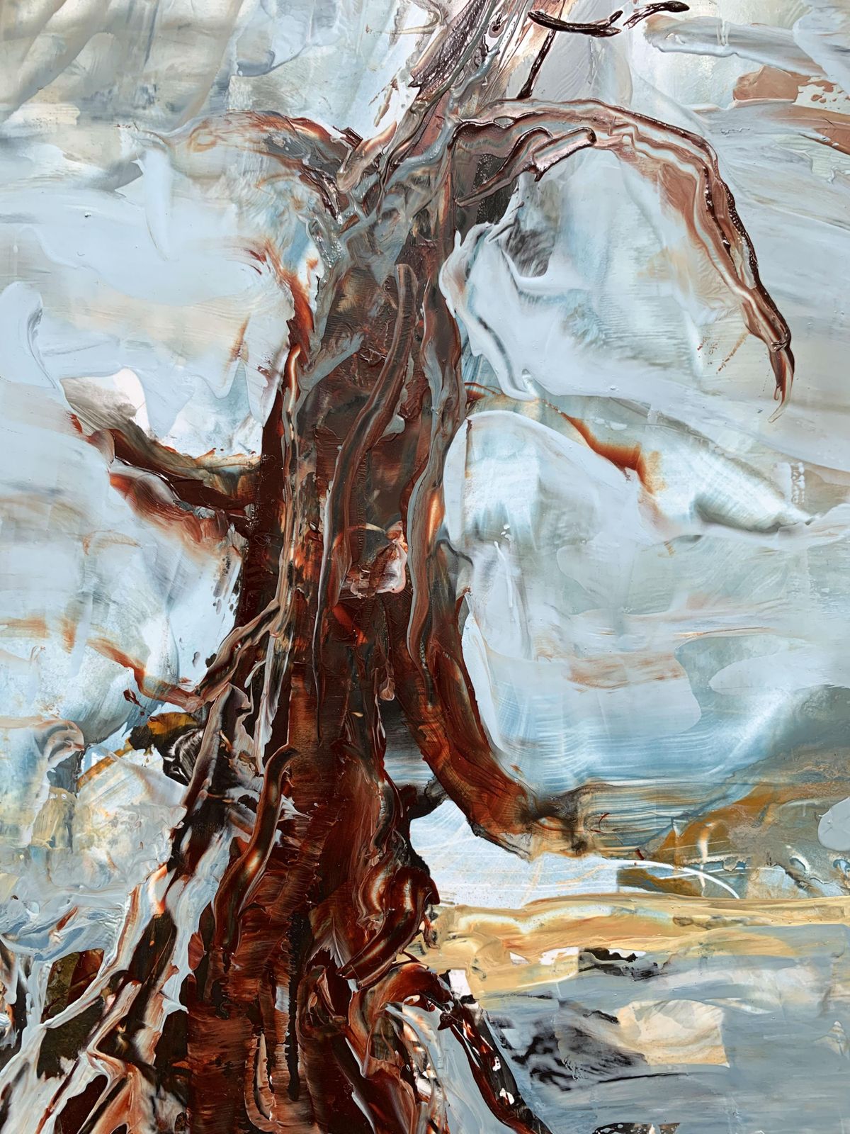 Monika Rossalandscape   Xxi Century Acrylic Painting, Abstaction & Figurative photo Art