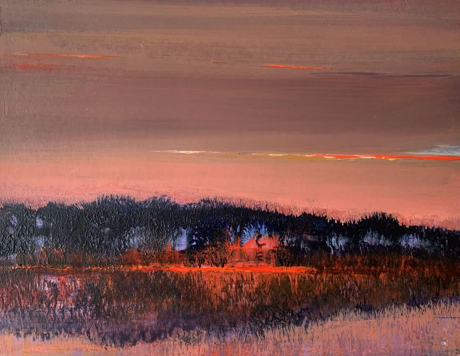 Barbara Hubertlandscape V  Xxi Century, Contemporary Acrylic Painting, Landscape2019
