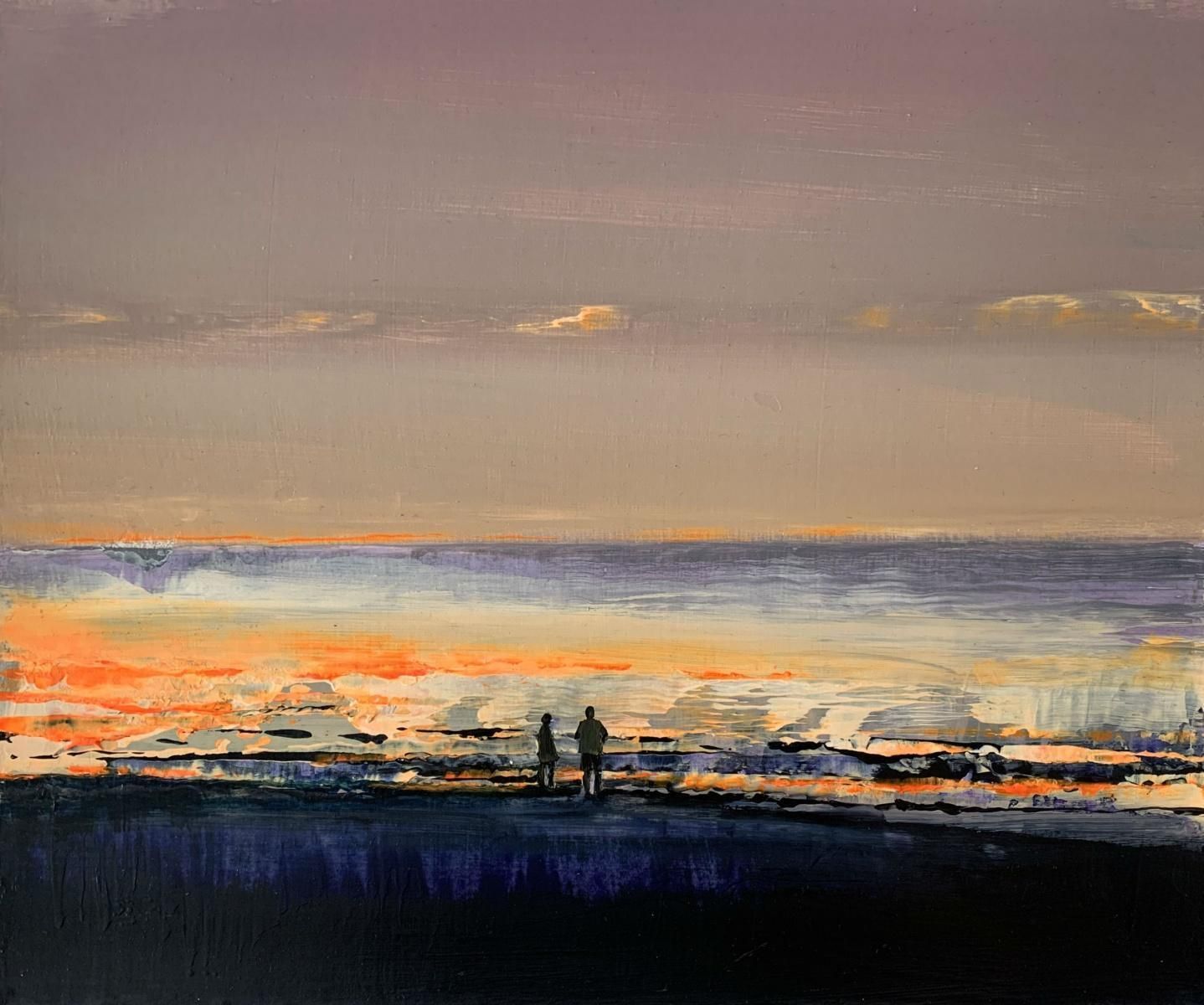 Barbara Hubertlandscape   Xxi Century, Contemporary Acrylic Figurative Painting2019