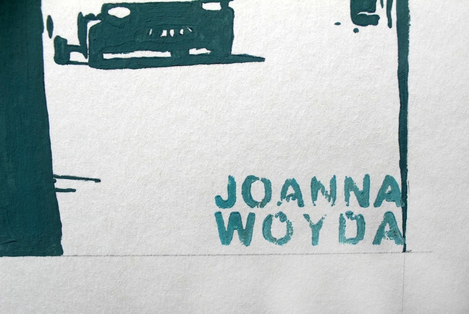 Joanna Woydawarsaw 4, Contemporary Acrylic Painting, Xxi Century2013 photo furniture
