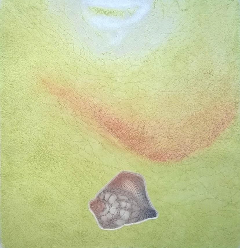 Irena Snarskaaccording To Milosz's Poetry   XX Century, Figurative Etching Print, Colorful1982