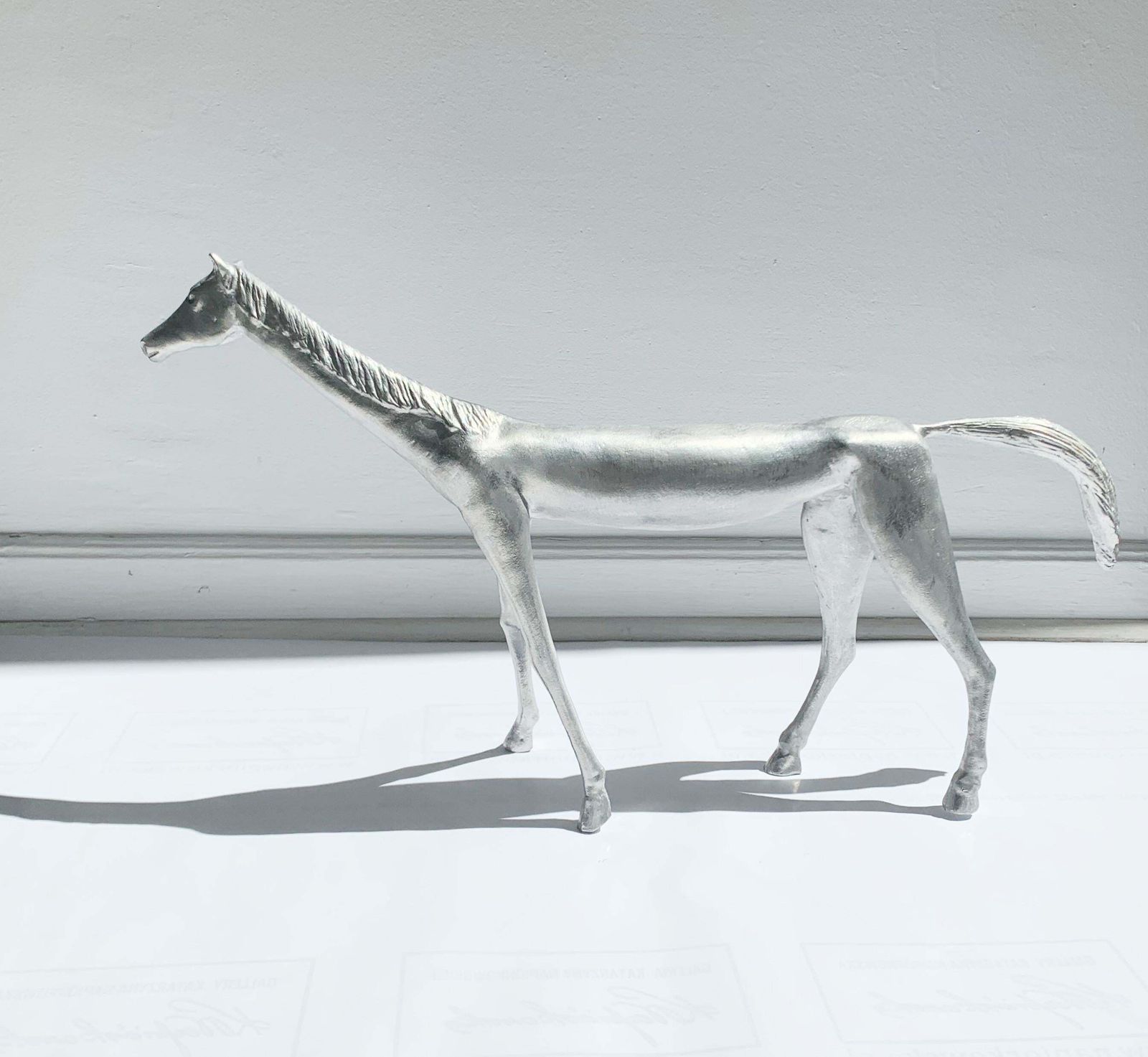 Antonio Giancaterinoa Horse. Contemporary Aluminium Sculpture, Animal, Italian Artistca. 2019 photo for sale