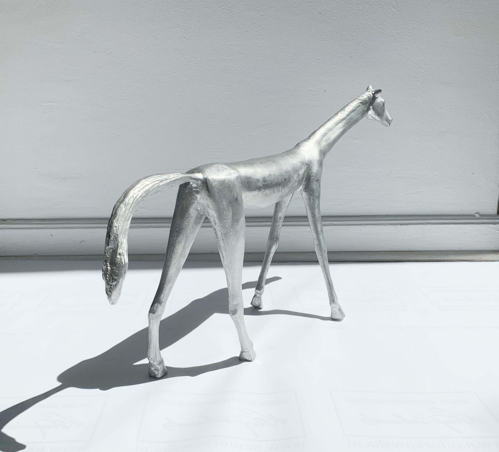 Antonio Giancaterinoa Horse. Contemporary Aluminium Sculpture, Animal, Italian Artistca. 2019 photo 2636.0