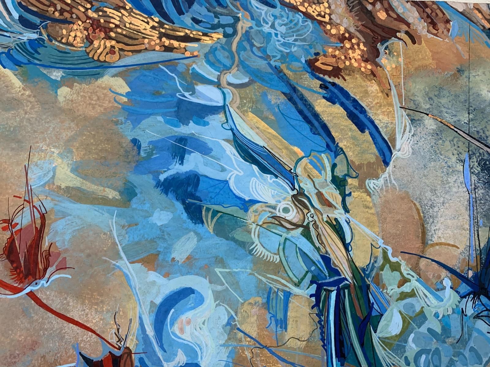 Jacek Sowickiview From Below   Contemporary Gouache Painting, Abstraction2008 photo for sale