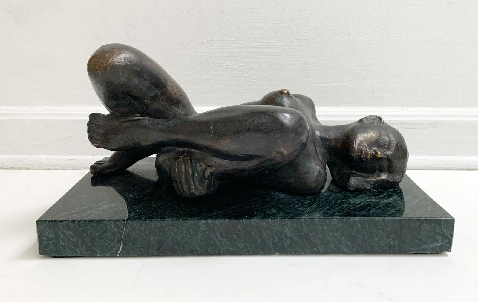 Ryszard Piotrowskiwoman   Xxi Century Contemporary Figurative Bronze Sculpture, Classical, Realism2019 photo furniture
