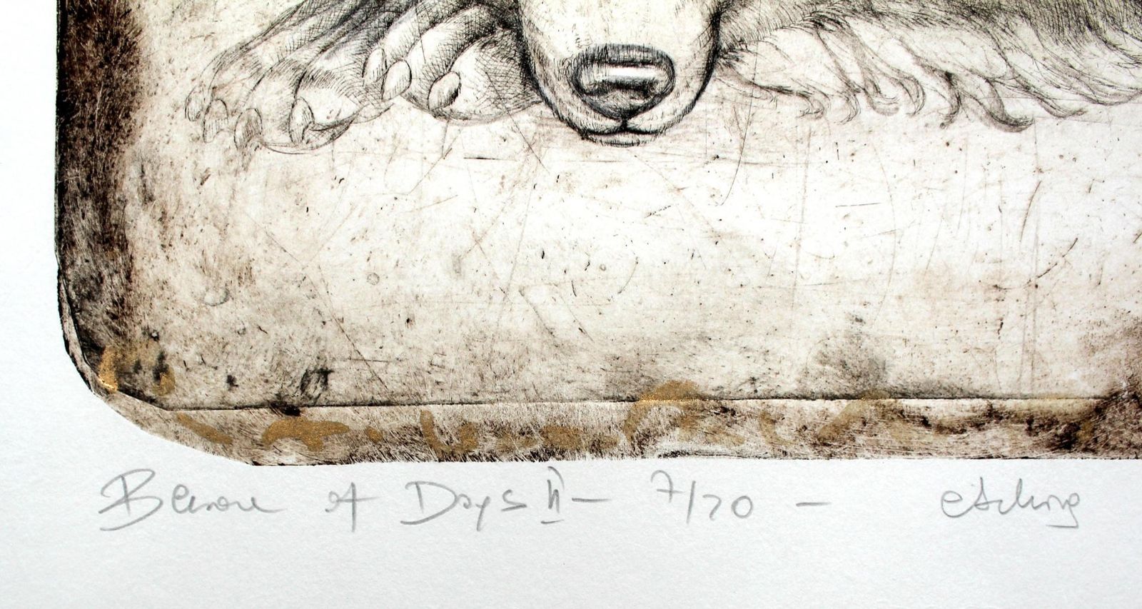 Maria Korusiewiczbeware Of Dogs II   Contemporary Art, Figurative Print, Old Masters Inspiredunknown photo furniture