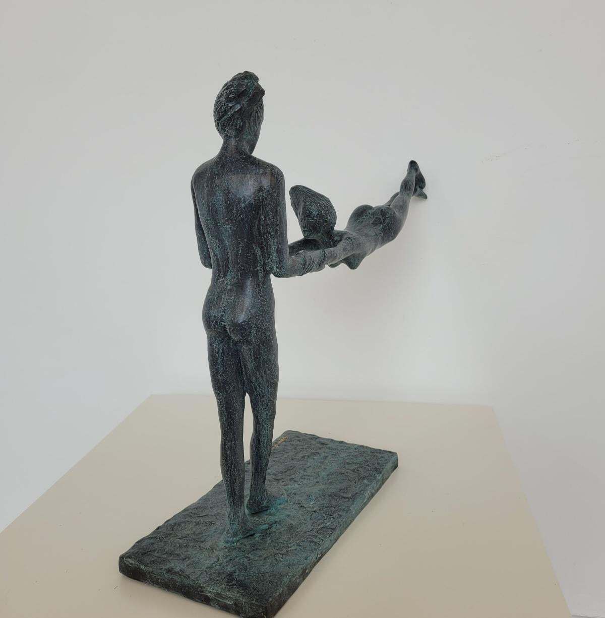 Home Decor Antonio Giancaterinolovers. Contemporary Bronze Sculpture, Limited Edition, Italian Artistca. 2020 photo