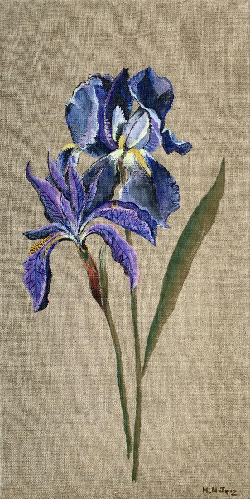 Magdalena Nałęczuntitled   Figurative Painting, Realistic, Vibrant Colors, Still Life, Flowers2020