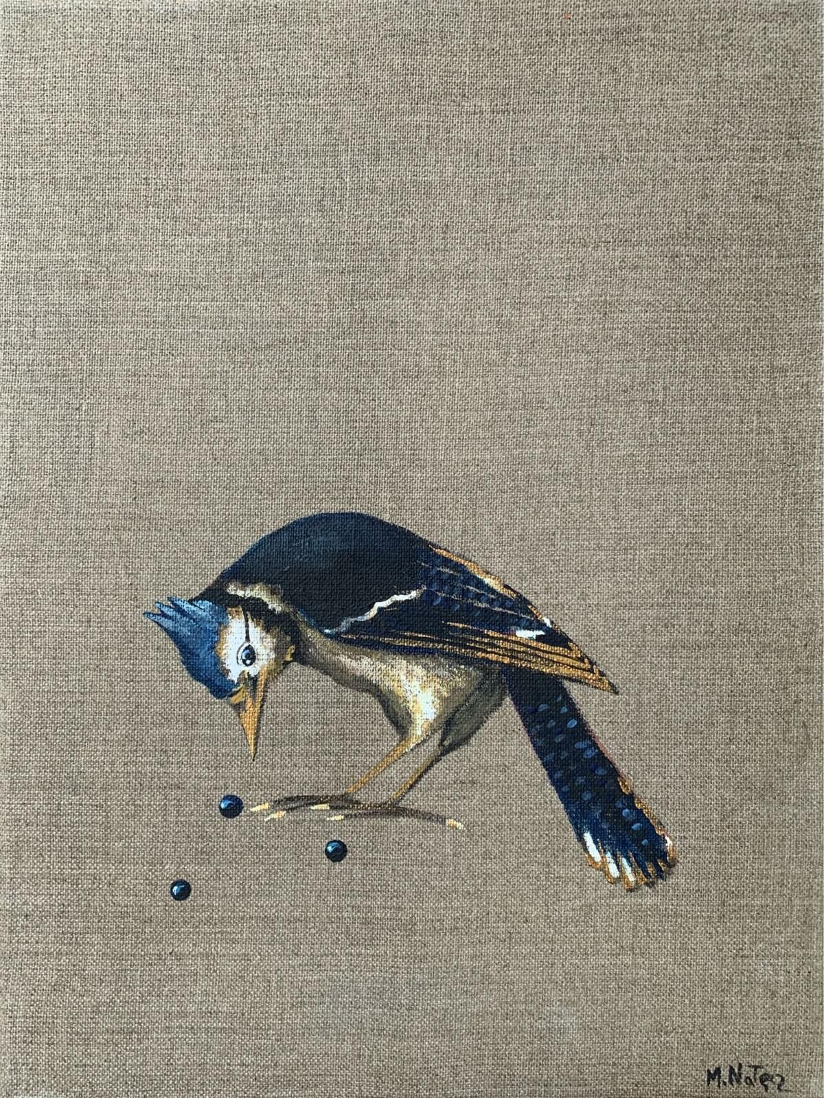 Magdalena Nałęczuntitled. Figurative Actylic Painting, Bird, Realistic, Polish Artist2020