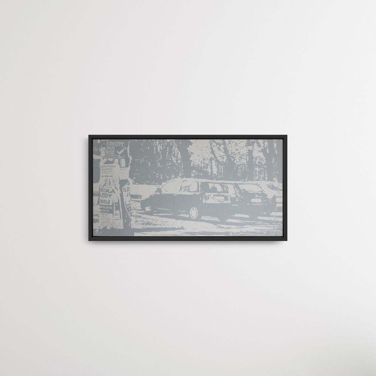 Joanna Woydawarsaw   Xxi Century Contemporary Oil & Acrylic Painting City View Monochromatic2017 photo buy