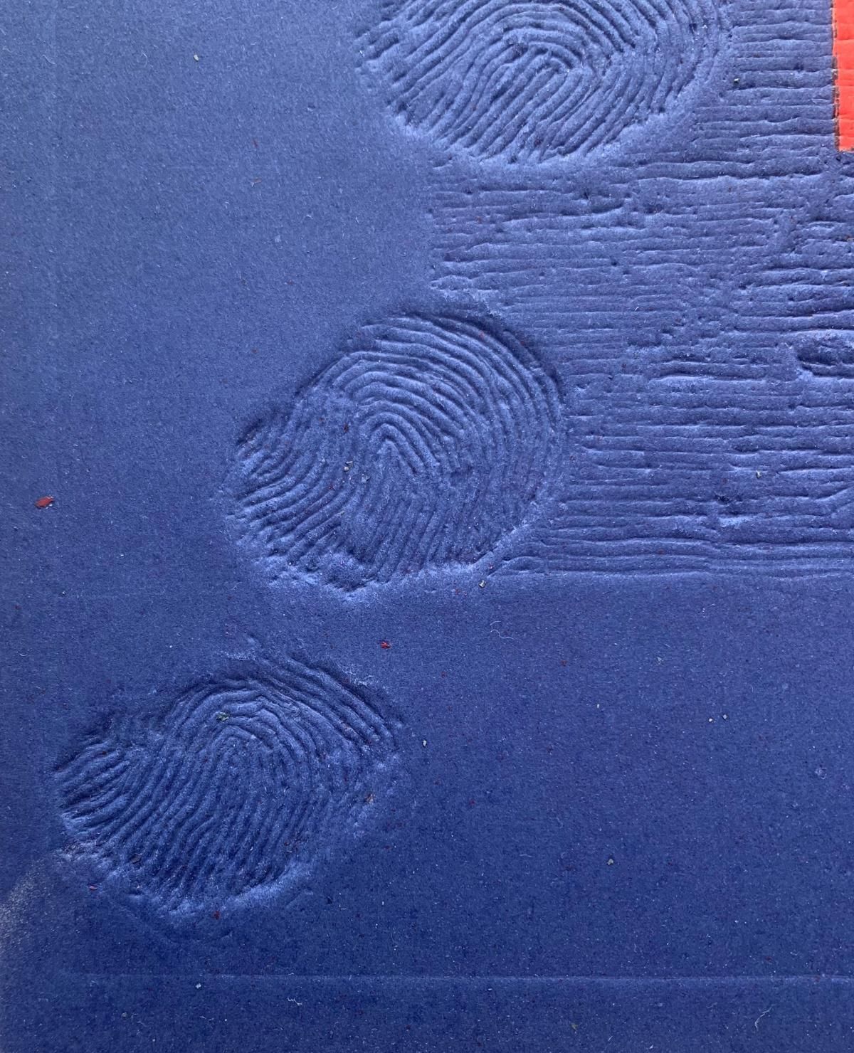 Ryszard Gieryszewskisigns 1. Linocut, Embossed Print, Op Art, Abstract Print, Colorful, Polish Art1992 photo furniture