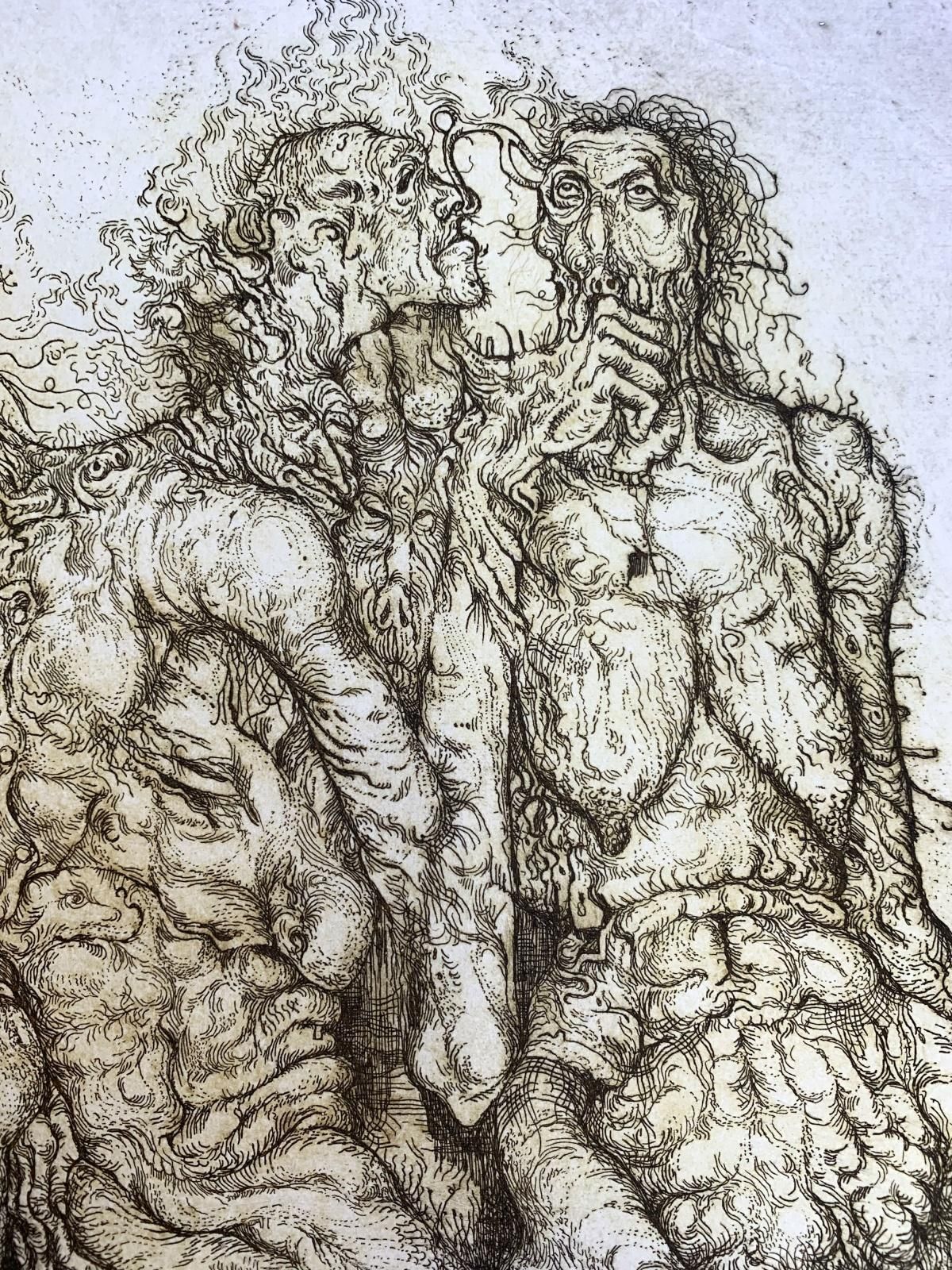 Leszek Rózgapermeation I   XX Century, Figurative Etching Print, Surrealism1968 photo buy