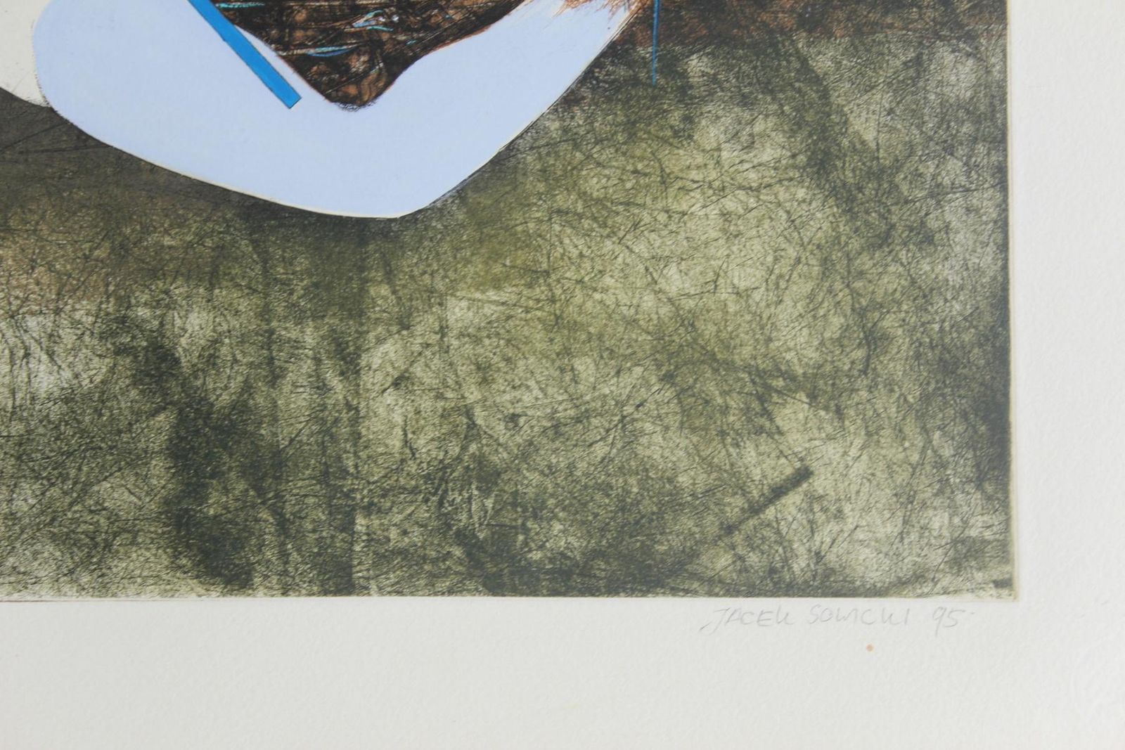 Jacek Sowickirat In The Sky   XX Century, Mixed Media Print, Figurative, Nude1995 photo for sale