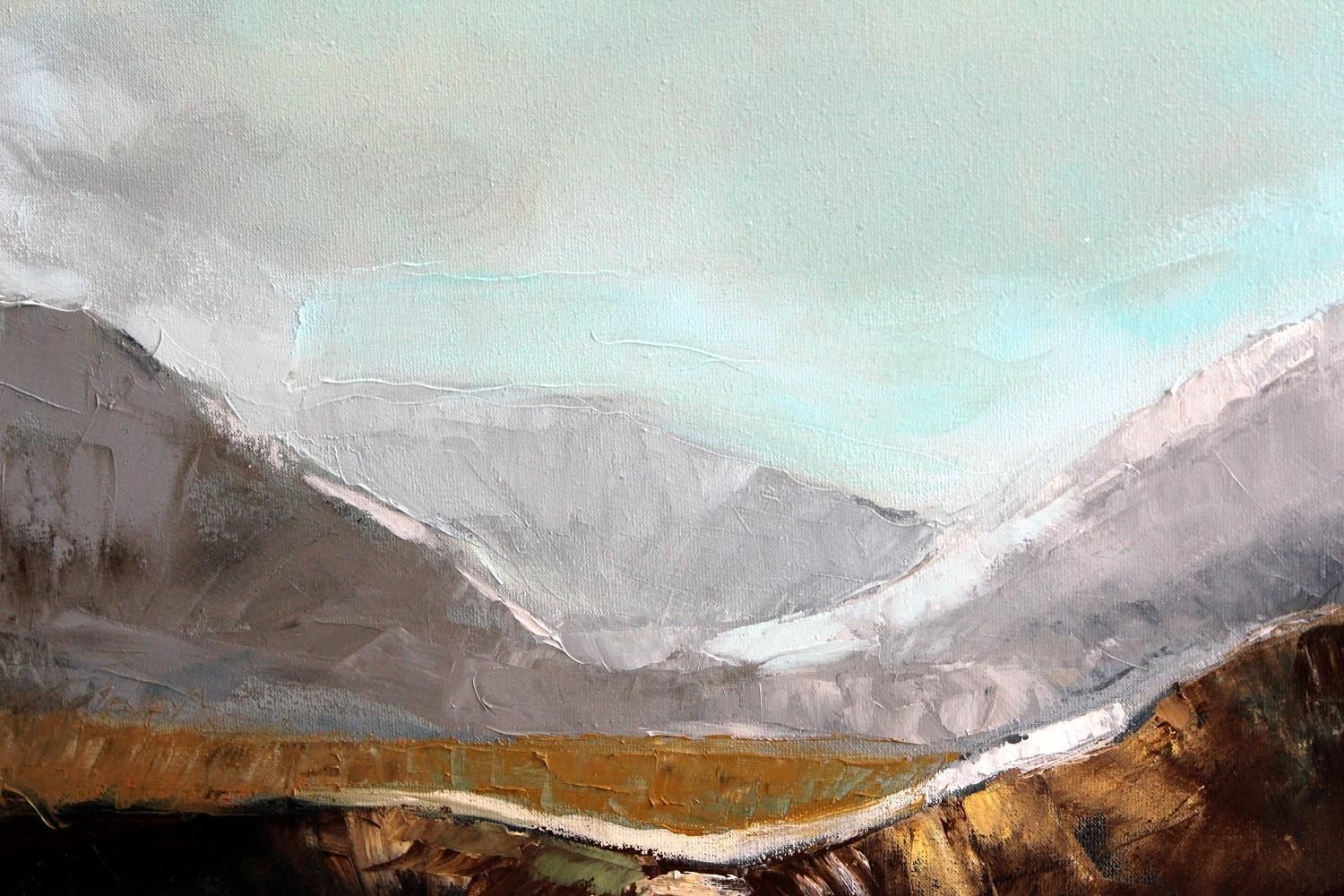 Lidia Domagałavalley   Xxi Century, Landscape, Acrylic Painting, Light Colours2011 photo for sale
