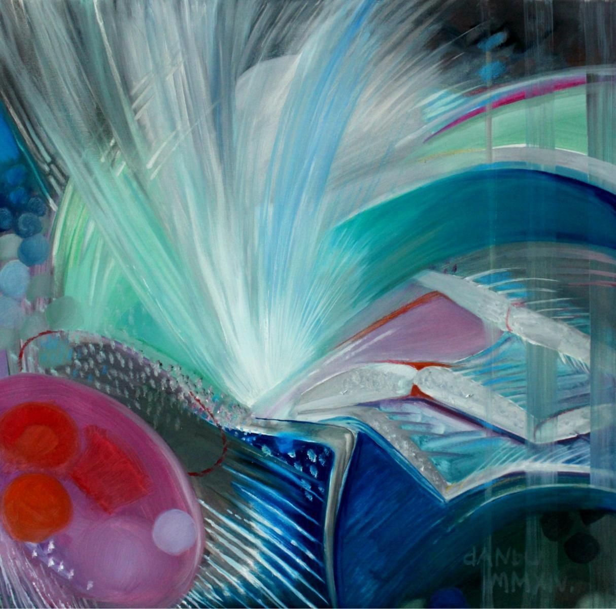 Dana Buchelinsektum   Xxi Century, Oil Colourful Painting, Abstraction2014