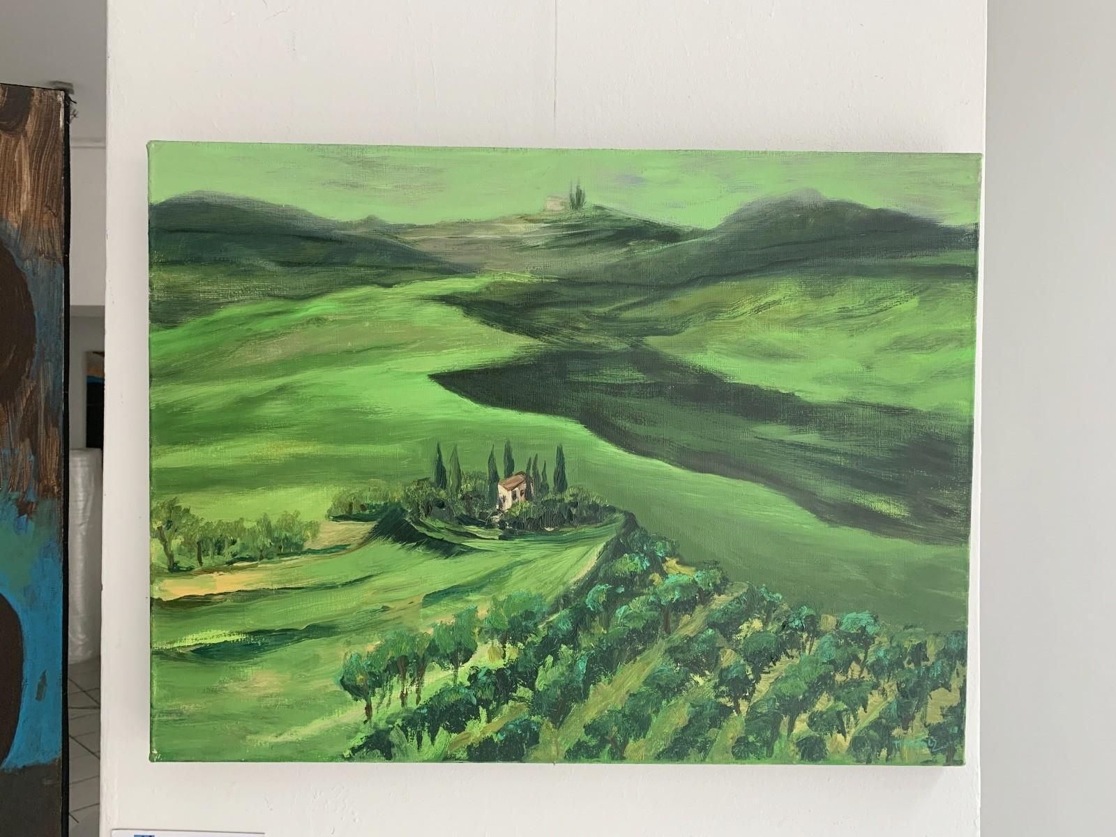 Magdalena Nałęczprovance 11   21st Century, Colourful Landscape, Polish Artist2014 photo furniture