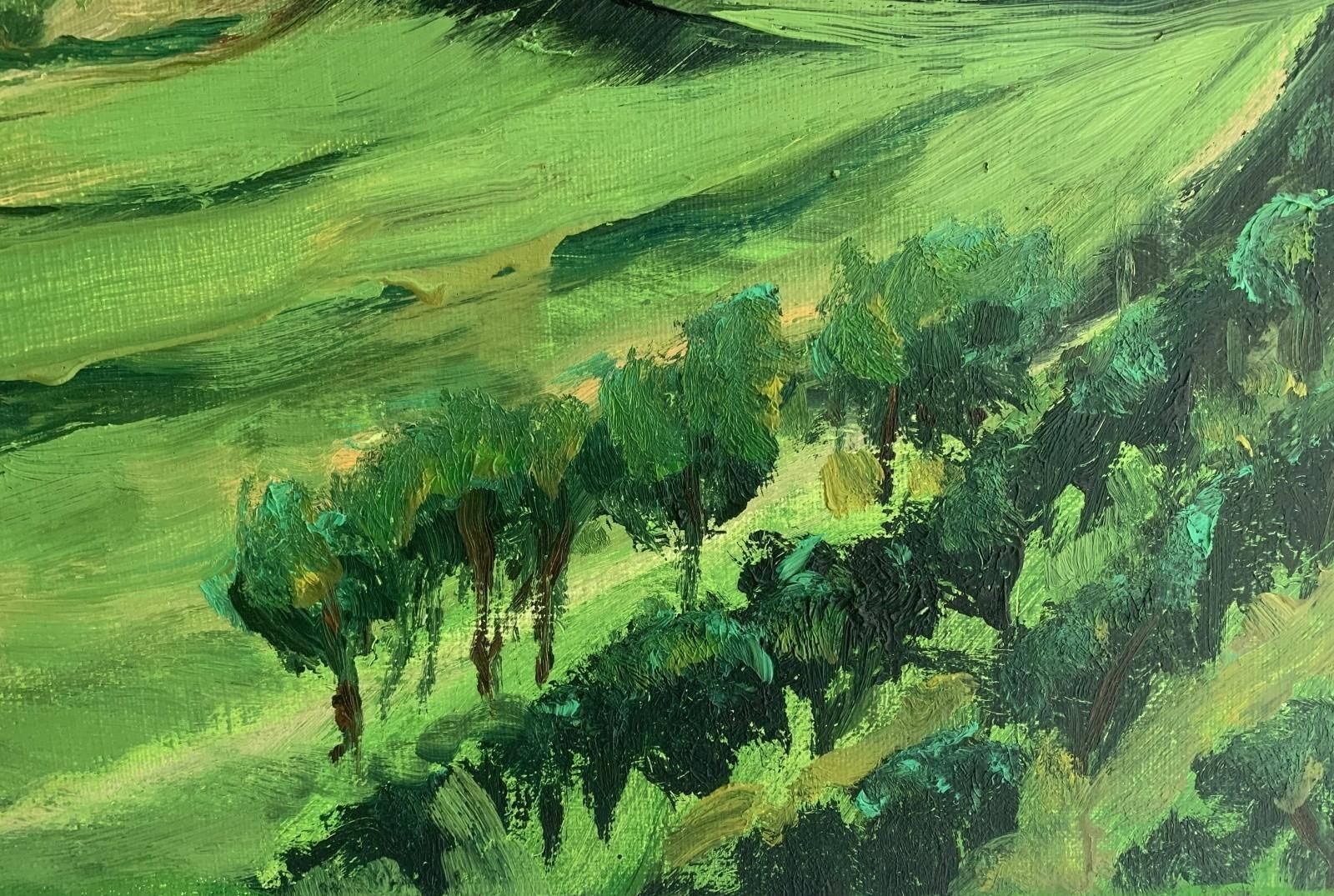 Magdalena Nałęczprovance 11   21st Century, Colourful Landscape, Polish Artist2014 photo vinterior
