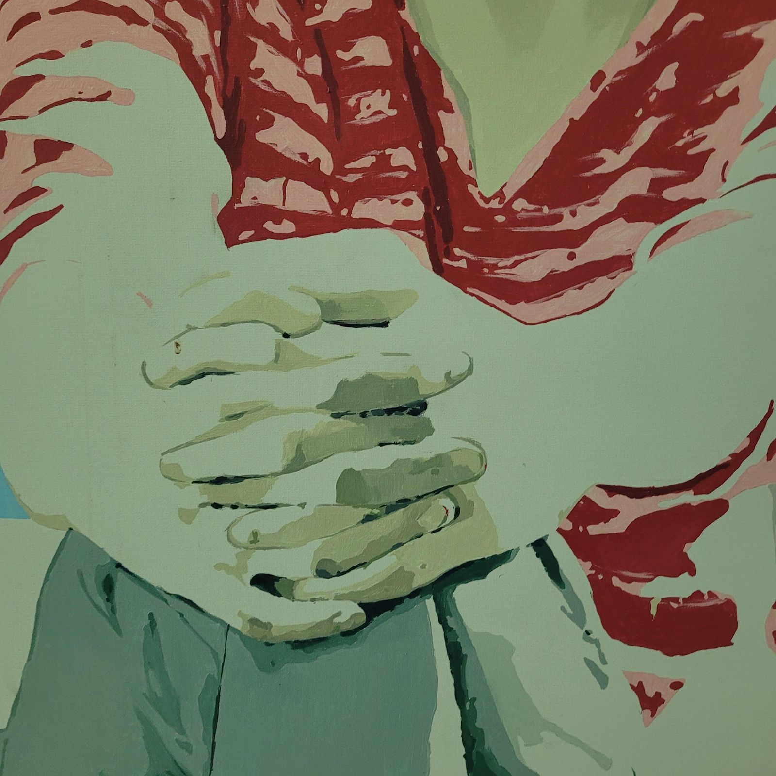 Art Joanna Woydaportrait   Xxi Century, Contemporary Figurative Acrylic Painting, Minimalism2005 photo