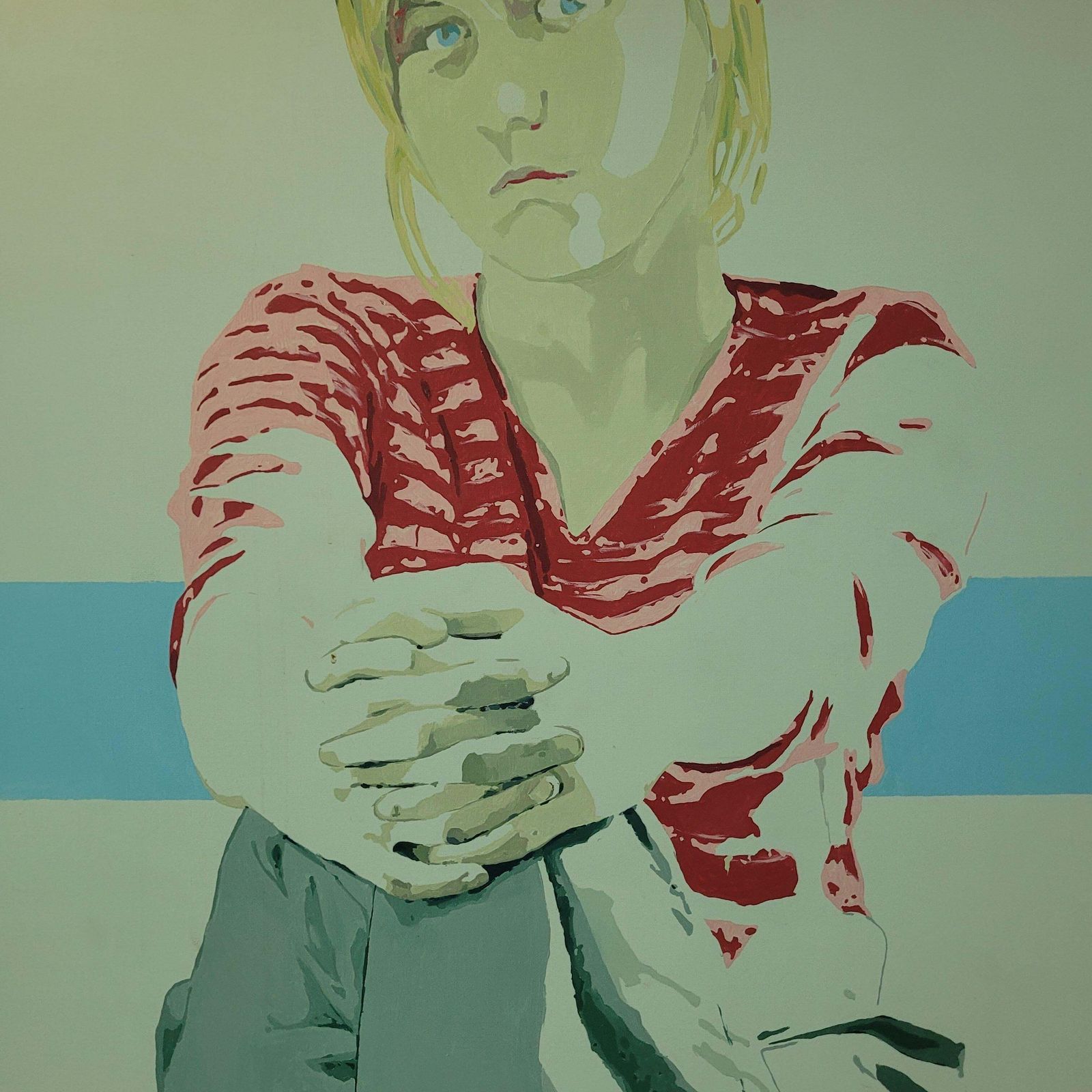 photo buy Joanna Woydaportrait   Xxi Century, Contemporary Figurative Acrylic Painting, Minimalism2005
