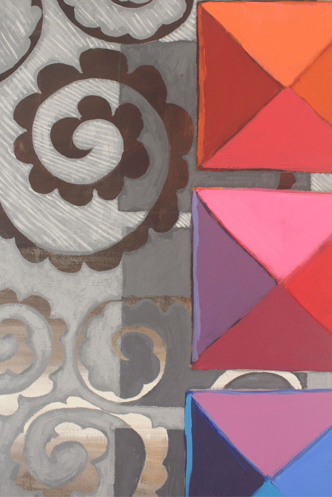 Sara Jaskiewiczsilver 11  Contemporary Acrylic Painting, Colorful, Vibrant, Ornaments, Patterns2009 photo Art