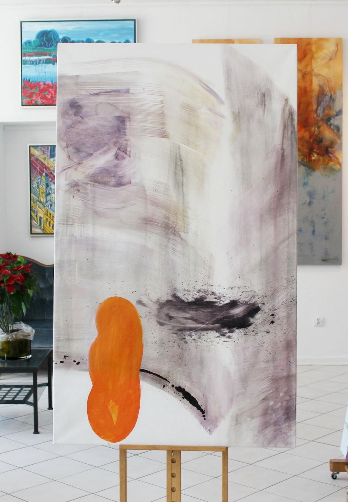 Piotr Butkiewiczlately Forever   Xxi Century, Contemporary Abstraction Oil Painting2018 photo furniture
