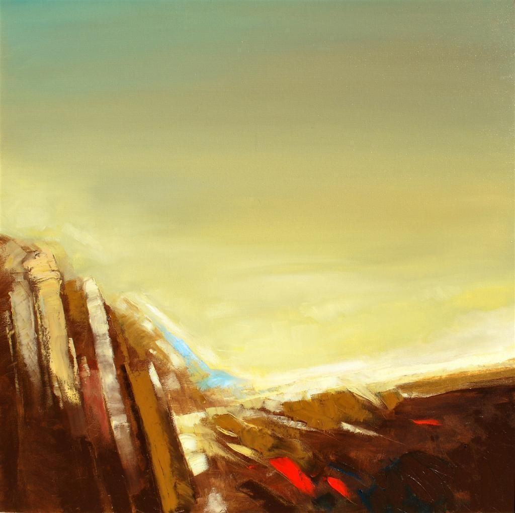 Lidia Domagałafar Away   Xxi Century, Acrylic Painting, Landscape Abstraction, Colourful2012