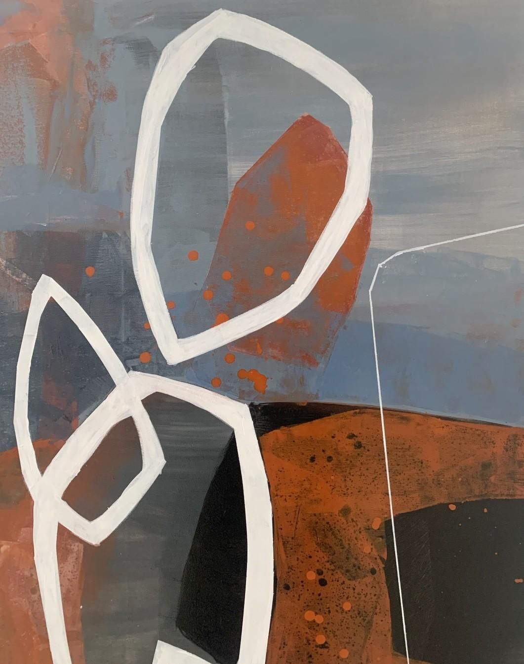 Anna Masiul Gozdeckareshape 2   Contemporary Abstract Painting Acrylics, Polish Artist2023 photo for sale