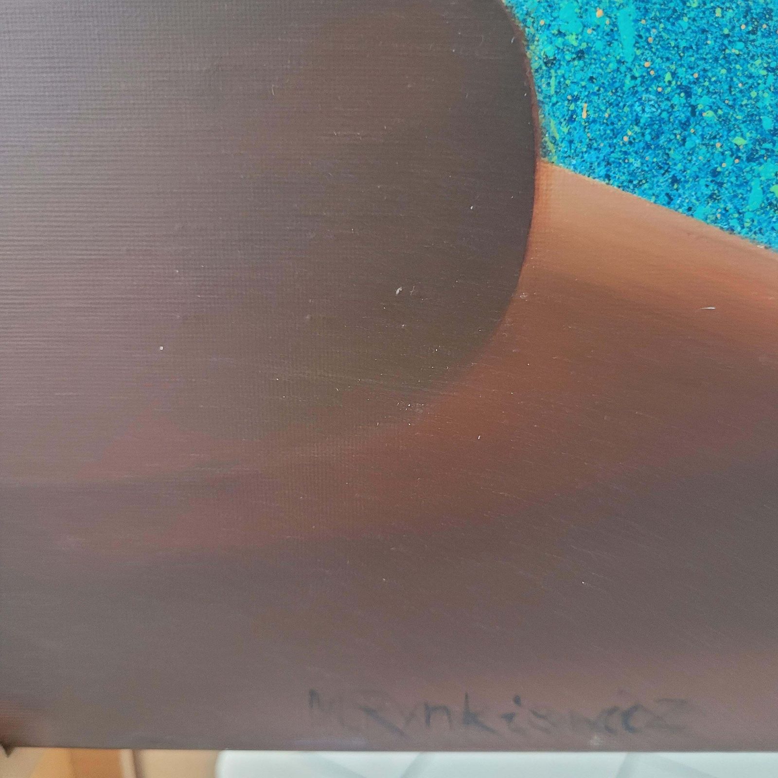 photo furniture Marta Rynkiewiczicarus   Acrylic Painting Pop Art Vibrant Colors Polish Artist2023