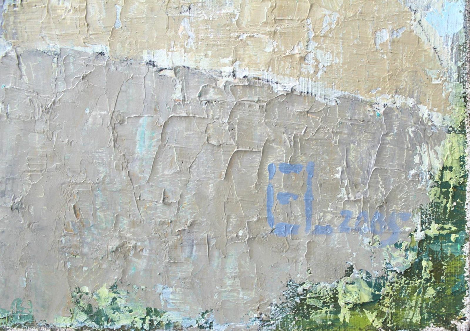 Ellis Ostrowskagreyness Of Love   Xxi Century, Contemporary Oil Painting, Geometric Abstraction2005 photo for sale