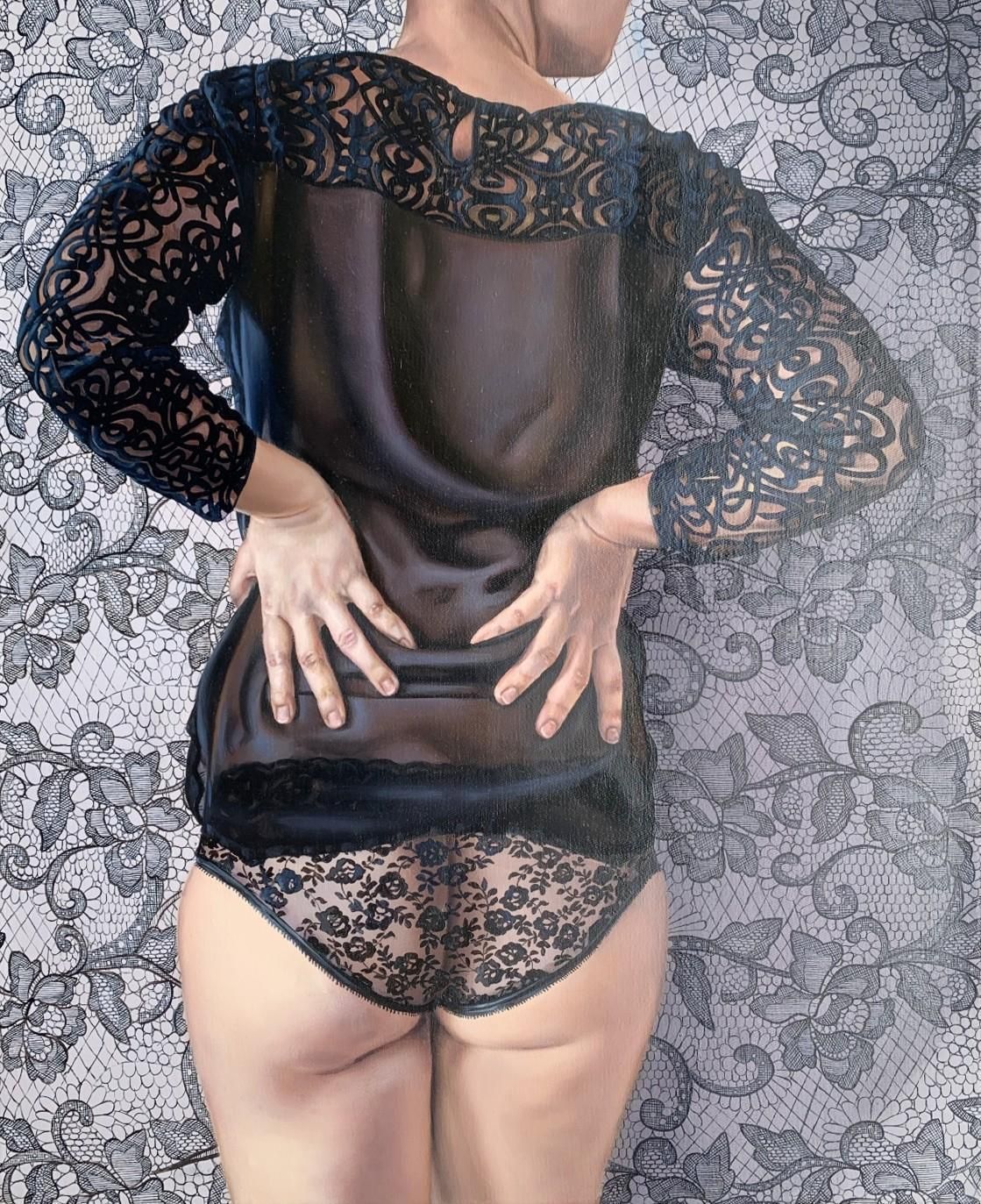 Aleksandra Kaliszso What Now?   Polish Young Art, Realism, Photorealistic Oil Painting, Woman2019